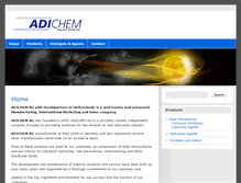 Tablet Screenshot of adichem.com